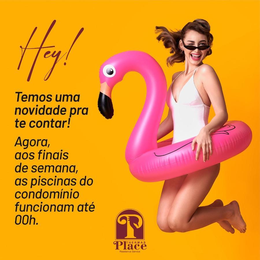 Flat Para Temporada Perto Singapura Shopping Com 7 Piscinas, Bar Molhado, Restaurante - A 3 Min Centro De Caldas Novas! Eksteriør bilde