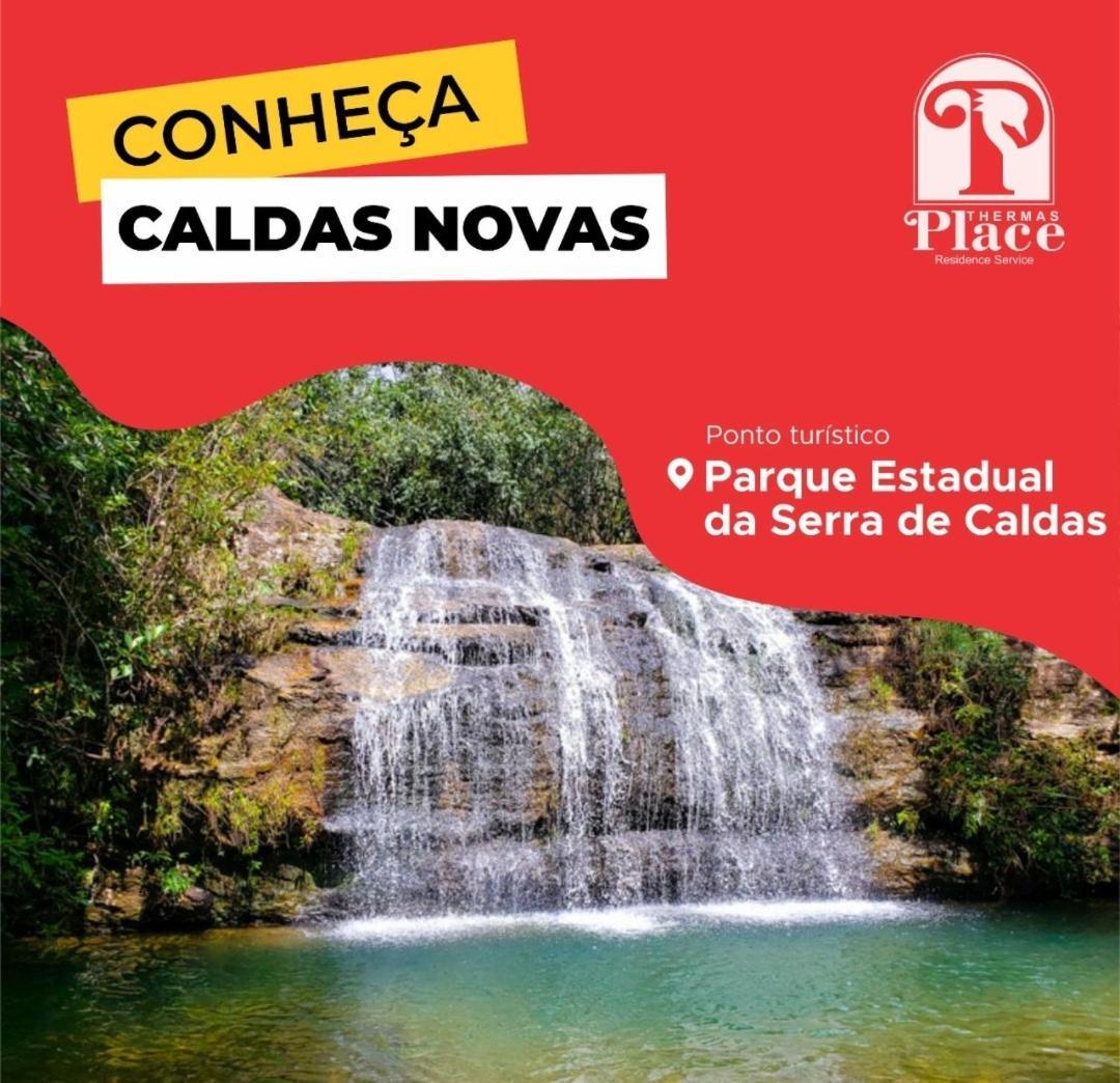 Flat Para Temporada Perto Singapura Shopping Com 7 Piscinas, Bar Molhado, Restaurante - A 3 Min Centro De Caldas Novas! Eksteriør bilde